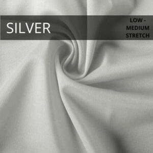 silver-low-medium-stretch aerial silks for sale-aerials-usa