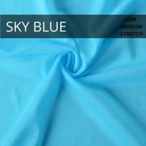 sky-blue-low-medium-stretch aerial silks for sale-aerials-usa